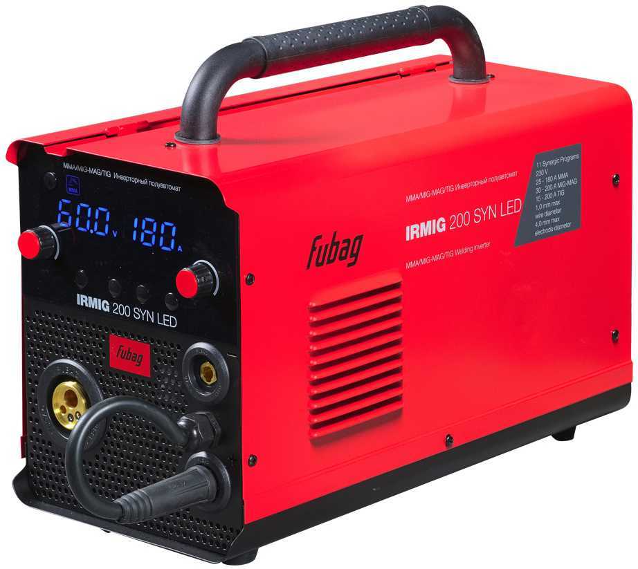 Fubag IRMIG 200 SYN LED ( с горелкой 250А в комплекте)  Полуавтоматическая сварка MIG/MAG и MMA фото, изображение