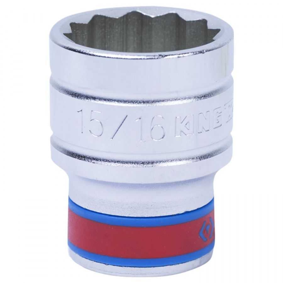 Головка торцевая стандартная двенадцатигранная 1/2", 15/16", дюймовая KING TONY 433030S Торцевые головки стандартные фото, изображение