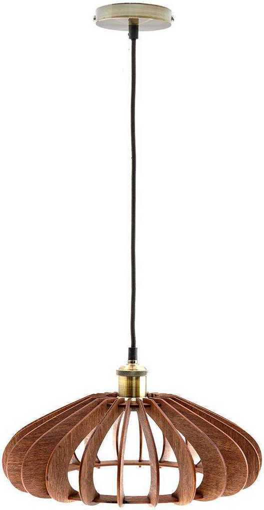 Подвесной светильник из дерева GLANZEN ART-0009-60 mini-pear dark Декоративное освещение фото, изображение