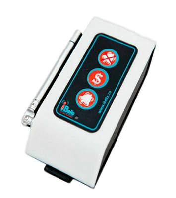 IBELLS 307 кнопка вызова с усиленным сигналом (белый) Беспроводная система вызова персонала iBells фото, изображение