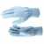 Перчатки трикотажные, акрил, цвет зенит, двойная манжета Россия Сибртех Садовые перчатки фото, изображение