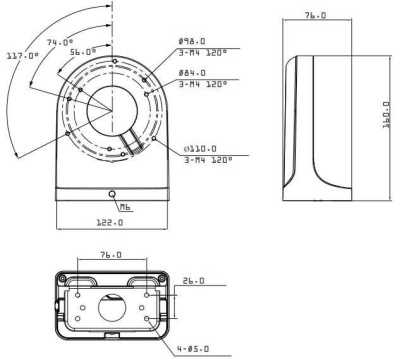 RVi-1BWM-3 white Кронштейны фото, изображение